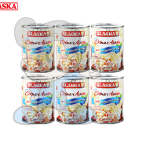 Alaska Crema-Asada 2 In 1 Sweetened Thick Creamer (6 X 370 Ml) Groceries