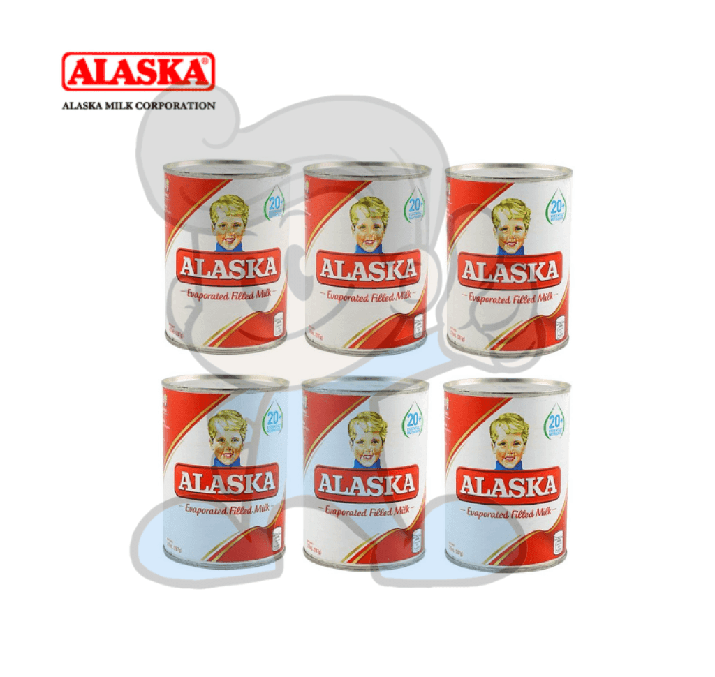Alaska Evaporated Filled Milk (6 X 370Ml) Groceries