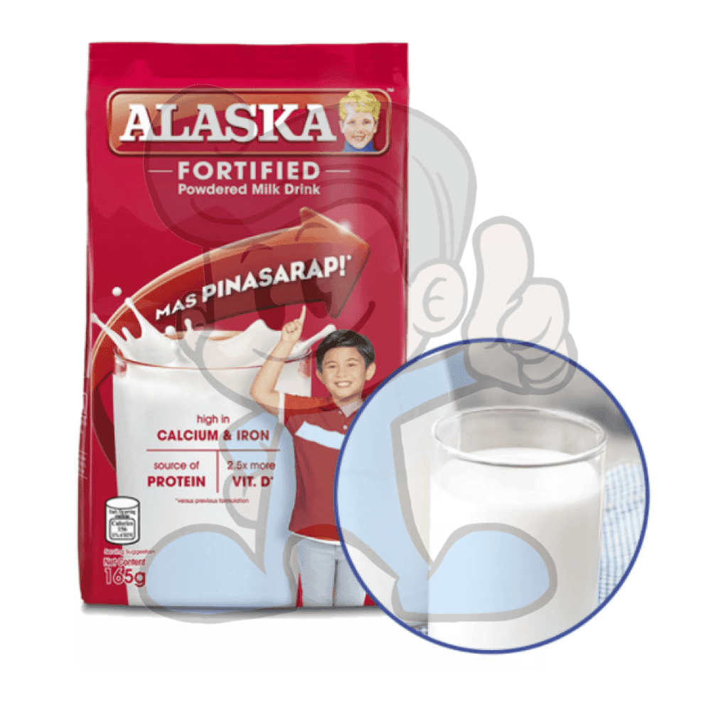 Alaska Fortified Powdered Milk Drink (6 X 165G) Groceries