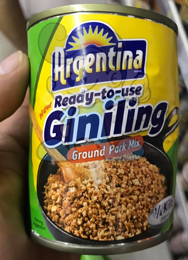 Argentina Ready To Use Giniling Ground Pork Mix (4 X 250 G) Groceries