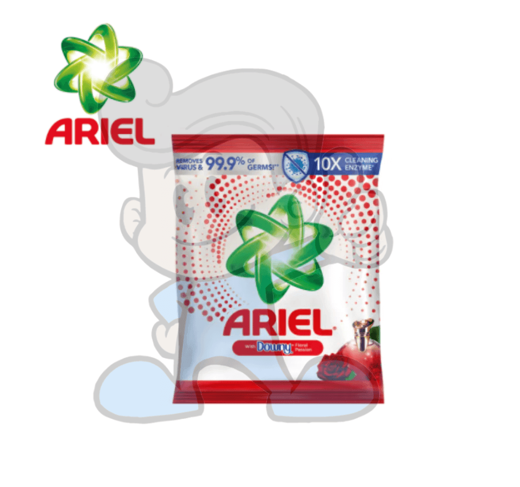 Ariel With Downy Floral Passion Powder Laundry Detergent 2.74G Household Supplies