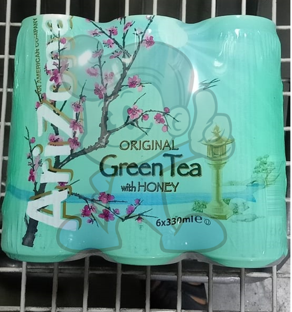 Arizona Green Tea With Ginseng And Honey (6 X 330 Ml) Groceries
