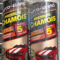 Auto-Gard Premium Chamois Soft And Super Absorbent Cloth 2 Pack Motors