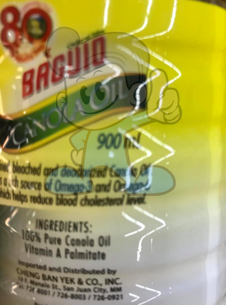 Baguio Canola Oil (2 X 900 Ml) Groceries
