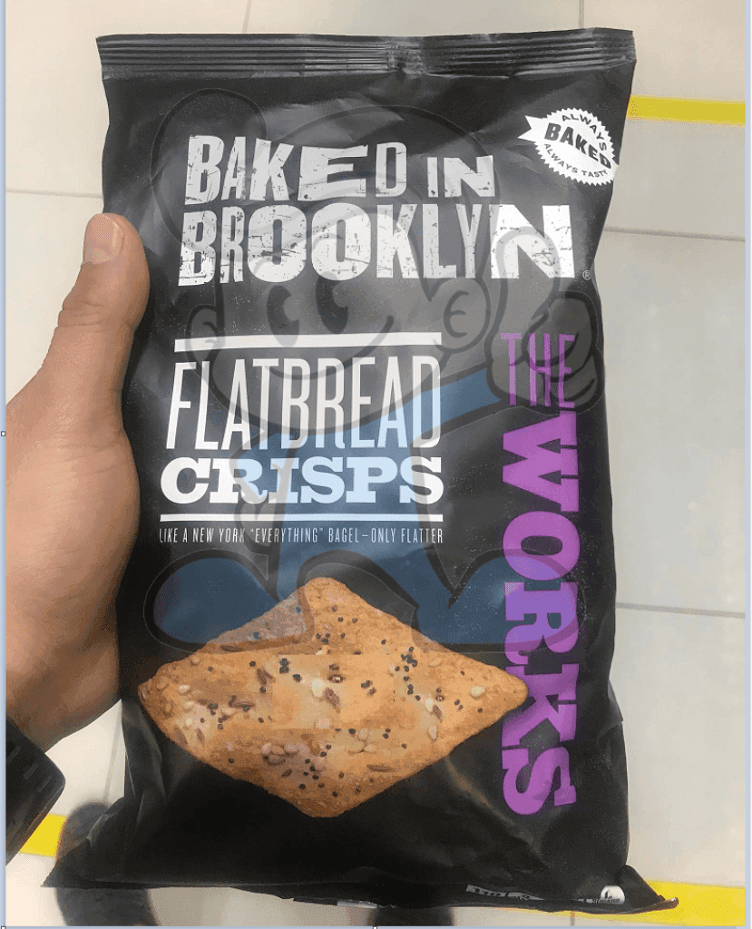 Baked In Brooklyn Flatbread Crisps The Works (2 X 6Oz) Groceries