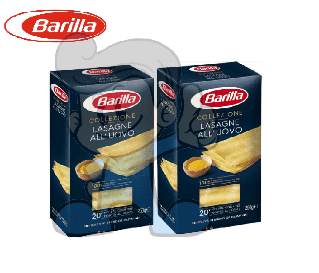 Barilla Collezione Lasagne Alluovo Pasta (2 X 250 G) Groceries