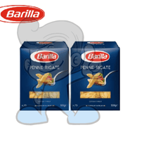 Barilla Penne Rigate Durum Wheat Semolina Pasta N.73 (2 X 500 G) Groceries