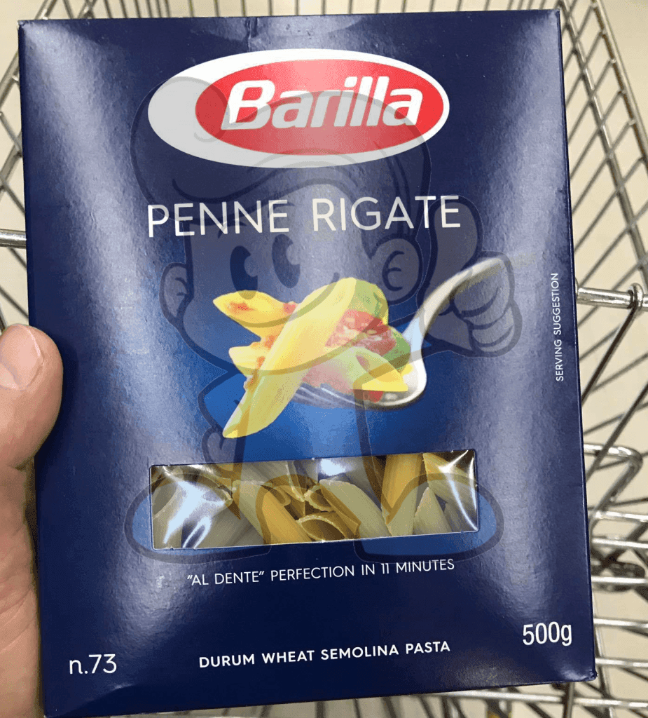 Barilla Penne Rigate Durum Wheat Semolina Pasta N.73 (2 X 500 G) Groceries
