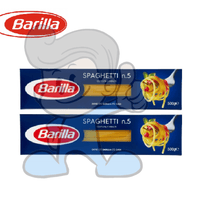 Barilla Spaghetti Durum Wheat Semolina Pasta N.5 (2 X 500 G) Groceries