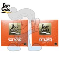 Bay Of Gold Manuka-Smoked Salmon In Olive Oil (2 X 180G) Groceries
