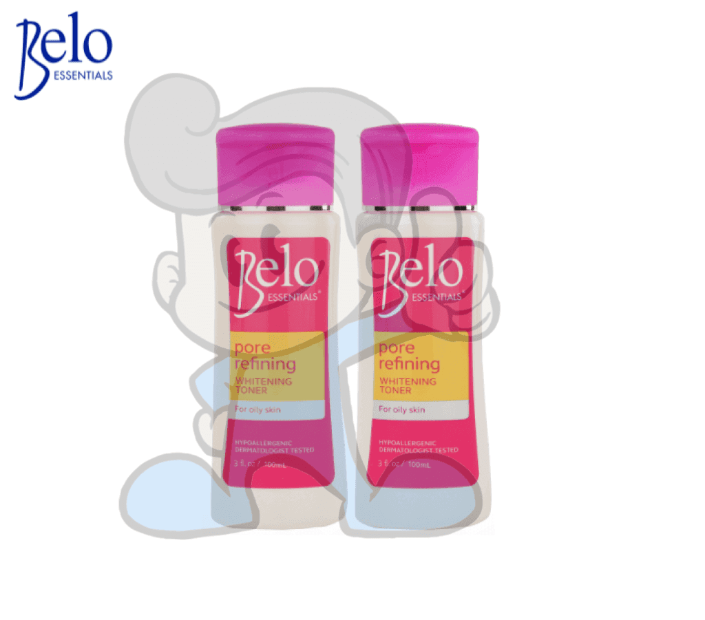 Belo Essentials Pore-Refining Whitening Toner (2 X 100Ml) Beauty