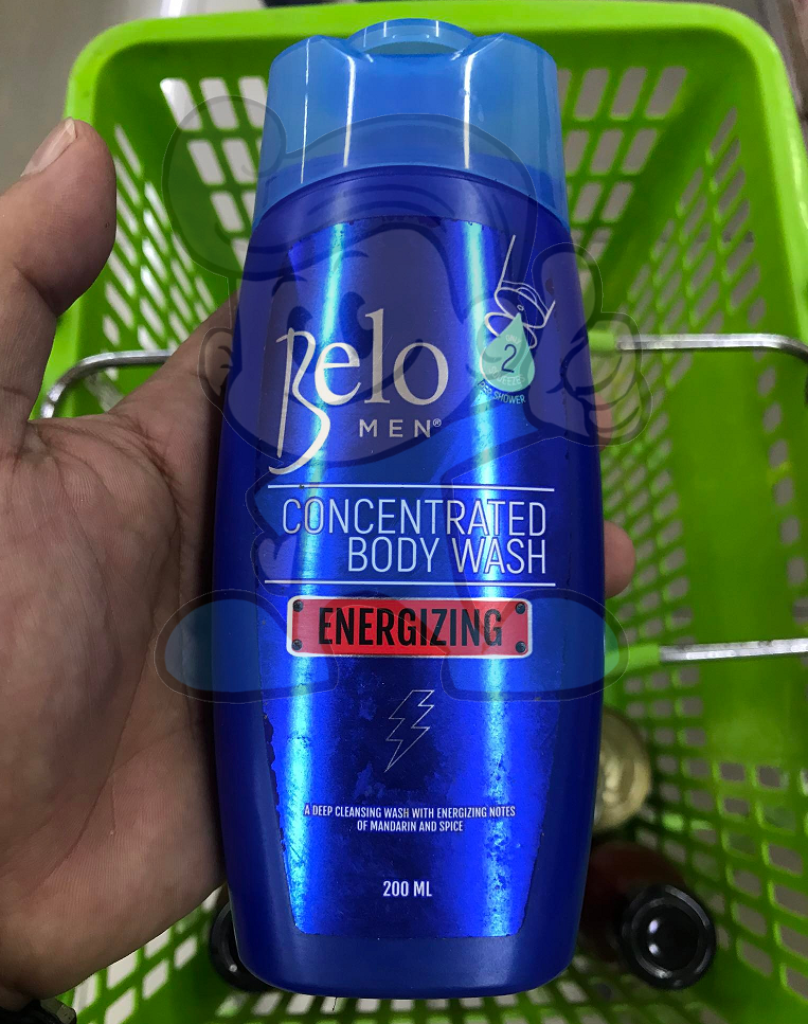 Belo Men Concentrated Body Wash Energizing (2 X 200Ml) Beauty