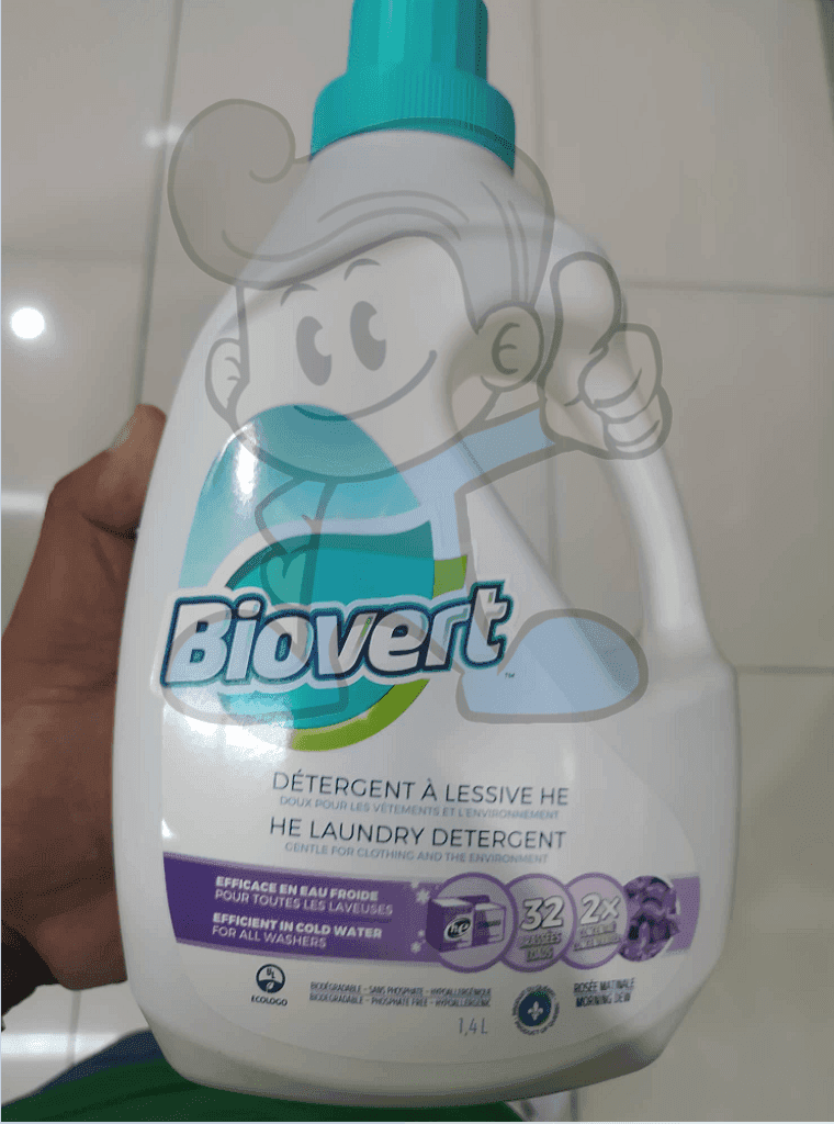 Biovert He Laundry Detergent Morning Dew 1.4L Household Supplies