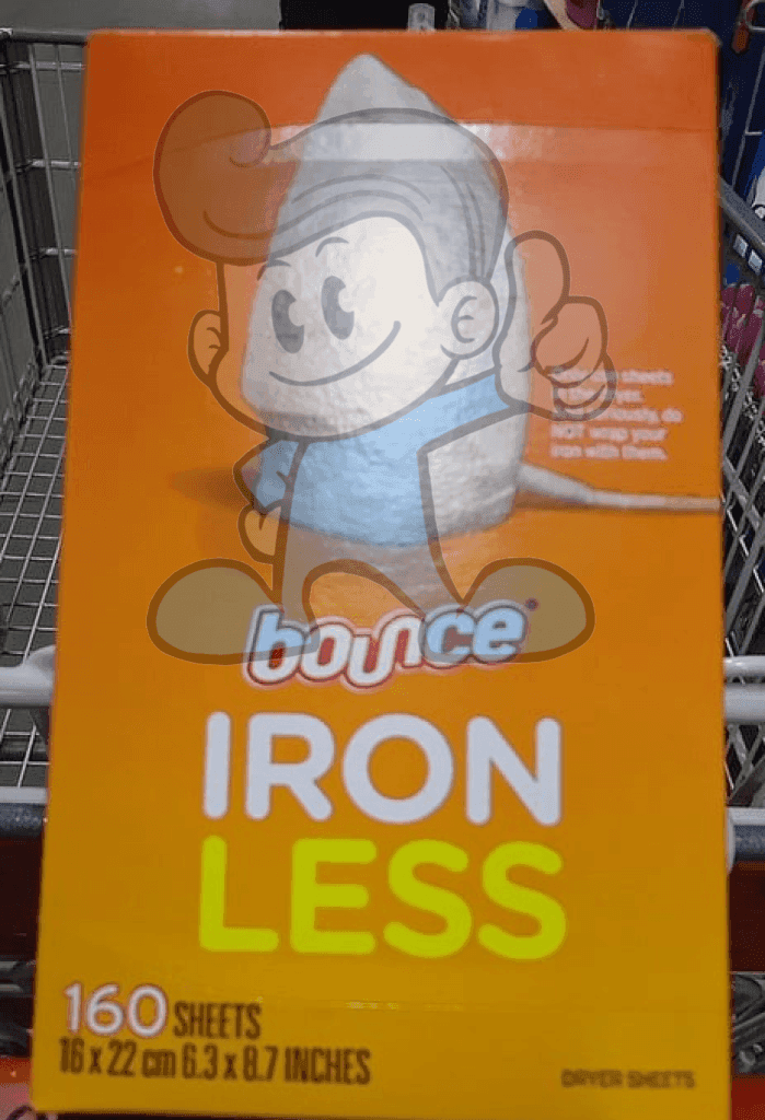 Bounce Iron Less Dryer Sheets 160&#39;s Household Supplies