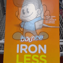 Bounce Iron Less Dryer Sheets 160&#39;s Household Supplies