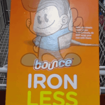 Bounce Iron Less Dryer Sheets 160S Household Supplies