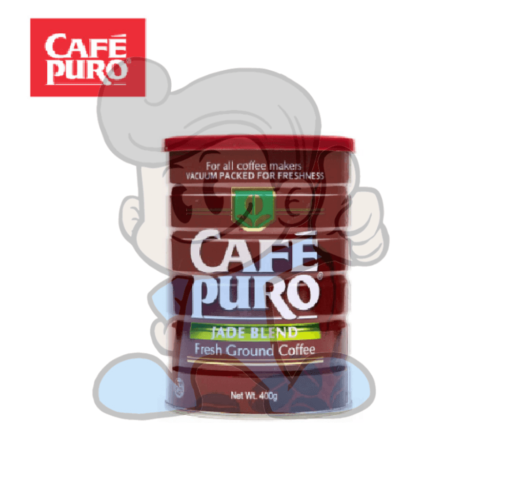 Cafe Puro Jade Blend Fresh Ground Coffee 400G Groceries
