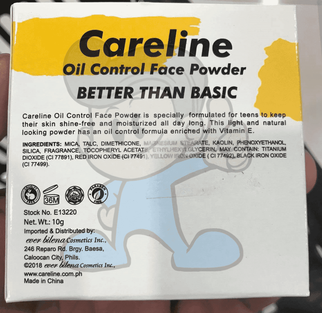 Careline Oil Control Face Powder Honey Shade Enriched With Vitamin E (2 X 10 G) Beauty