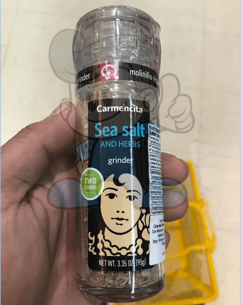 Carmencita Sea Salt And Herbs Seasoning Grinder (2 X 95G) Groceries