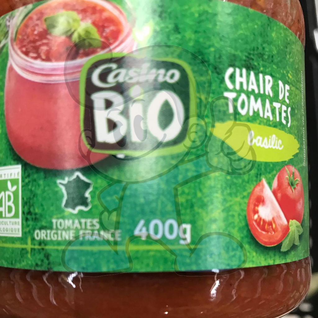 Casino Bio Chair De Tomates Basilic 400G Groceries
