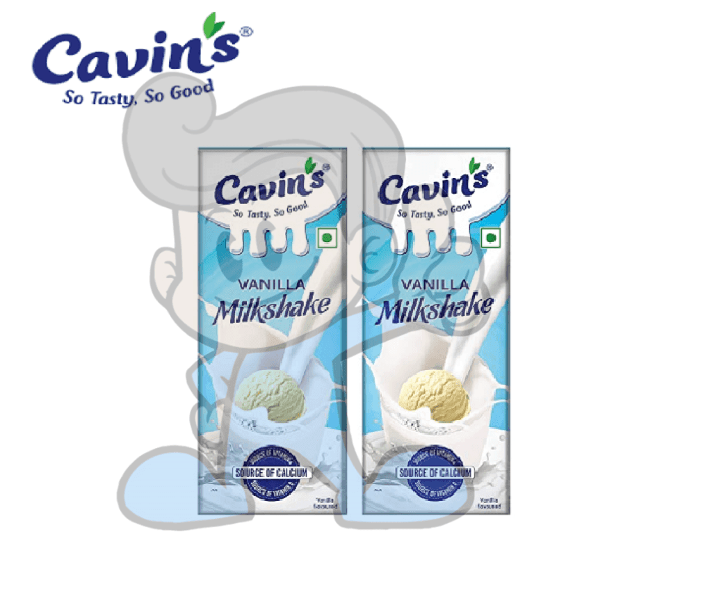Cavins Vanilla Milkshake (2 X 1L) Groceries