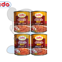 Cdo Home-Style Corned Beef Chili Garlic (4 X 260 G) Groceries