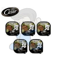 Cesar Home Delights Grilled New York Strip Flavor With Vegetables In Sauce (5 X 100G) Pet Supplies