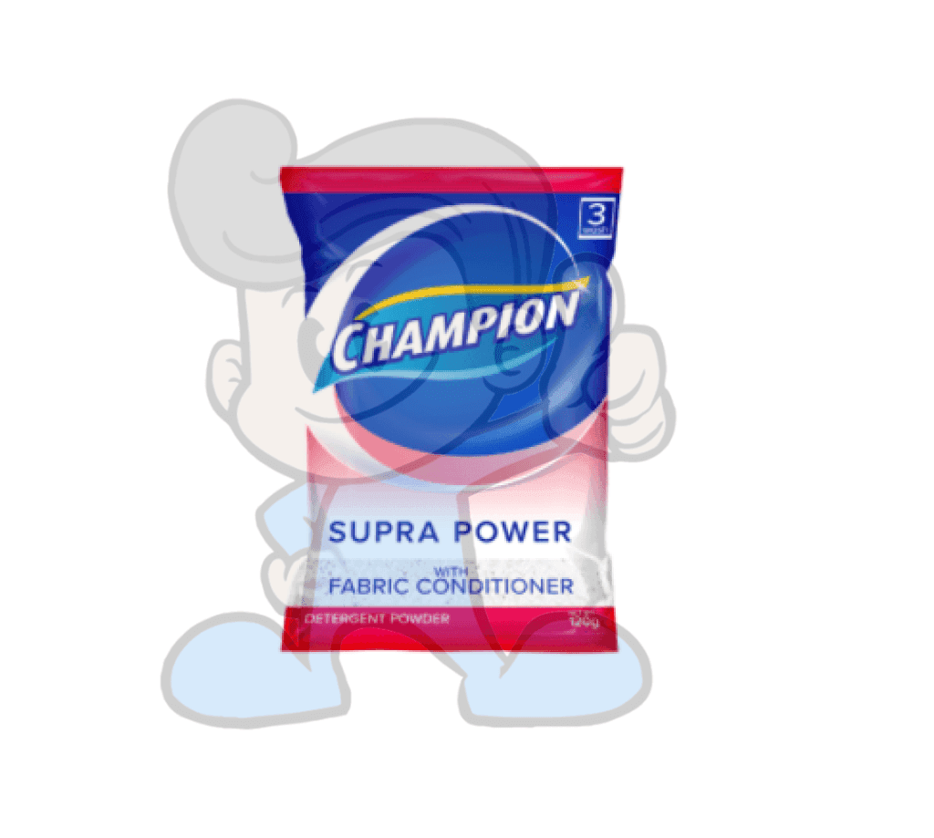 Champion Powder Detergent With Fabric Condtioner (18 X 120G) Household Supplies