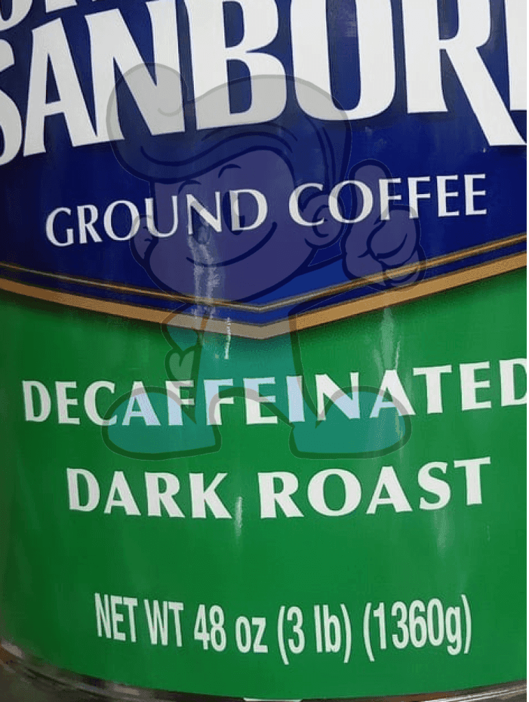 Chase & Sanborn Decaffeinated Dark Roast Ground Coffee 48 Oz. Groceries