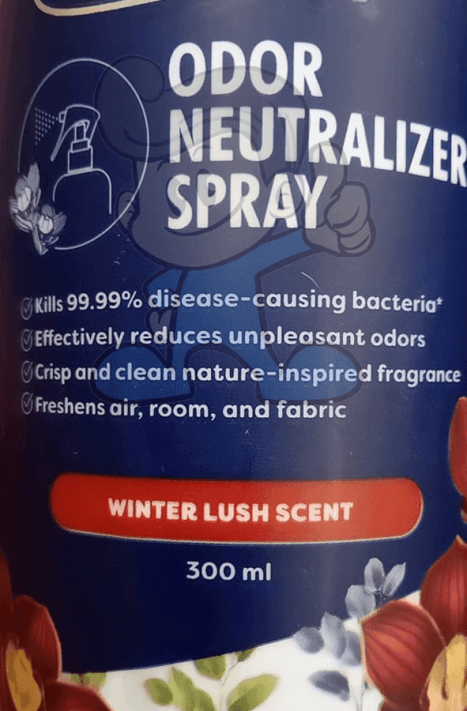 Cheers Odor Neutralizer Spray Winter Lush Scent (2 X 300 Ml) Household Supplies