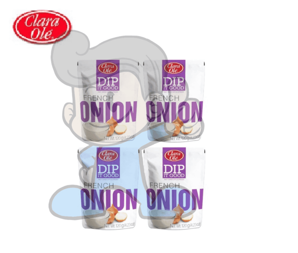 Clara Ole Dip It Good French Onion (4 X 120 G) Groceries