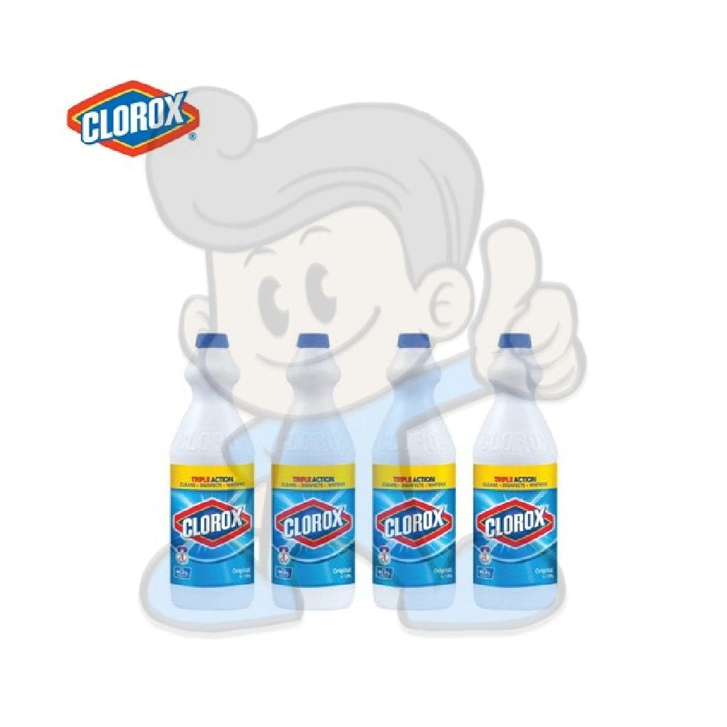 Clorox Triple Action Original ( 4 X 1 L. ) Household Supplies