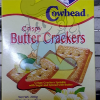 Cowhead Crispy Butter Crackers (2 X 208 G) Groceries
