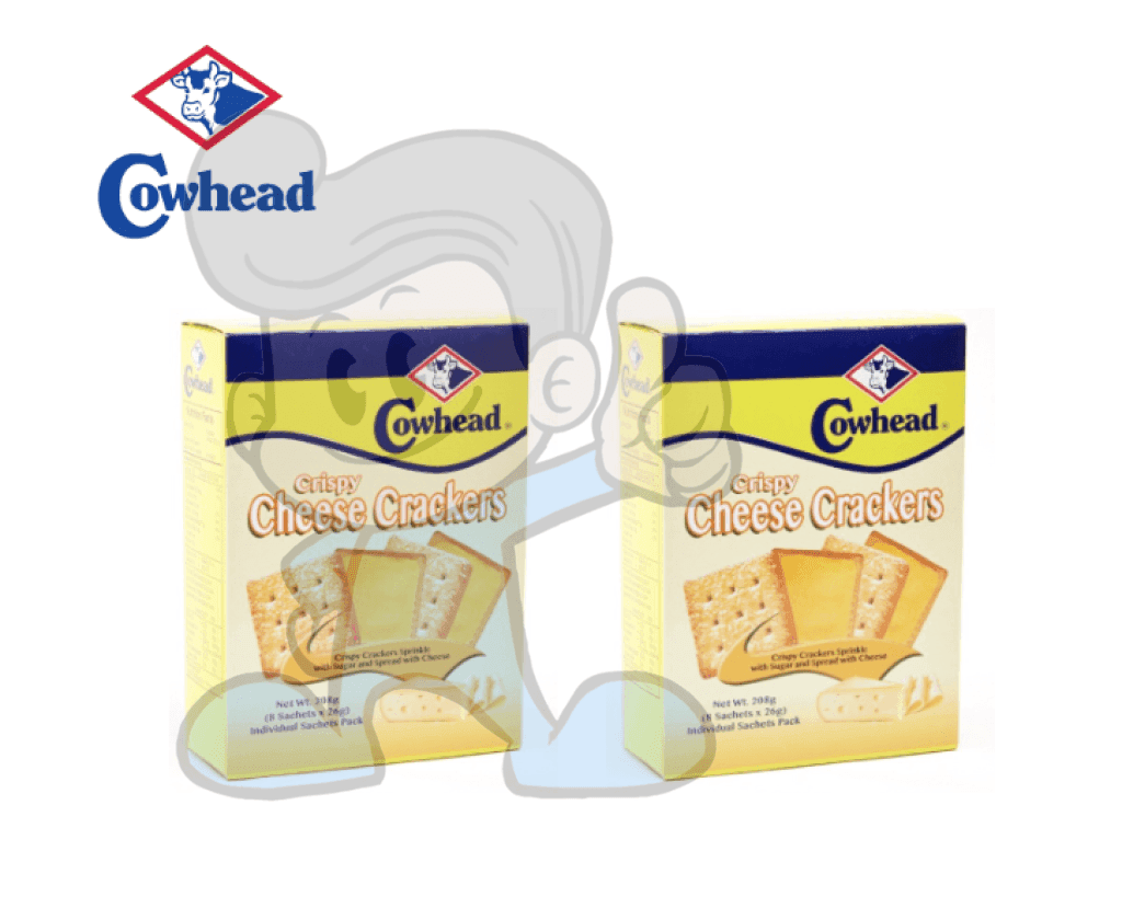 Cowhead Crispy Cheese Crackers (2 X 208G) Groceries