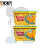 Croley Foods Sunflower Crackers Great Original Flavor (2 X 600 G) Groceries