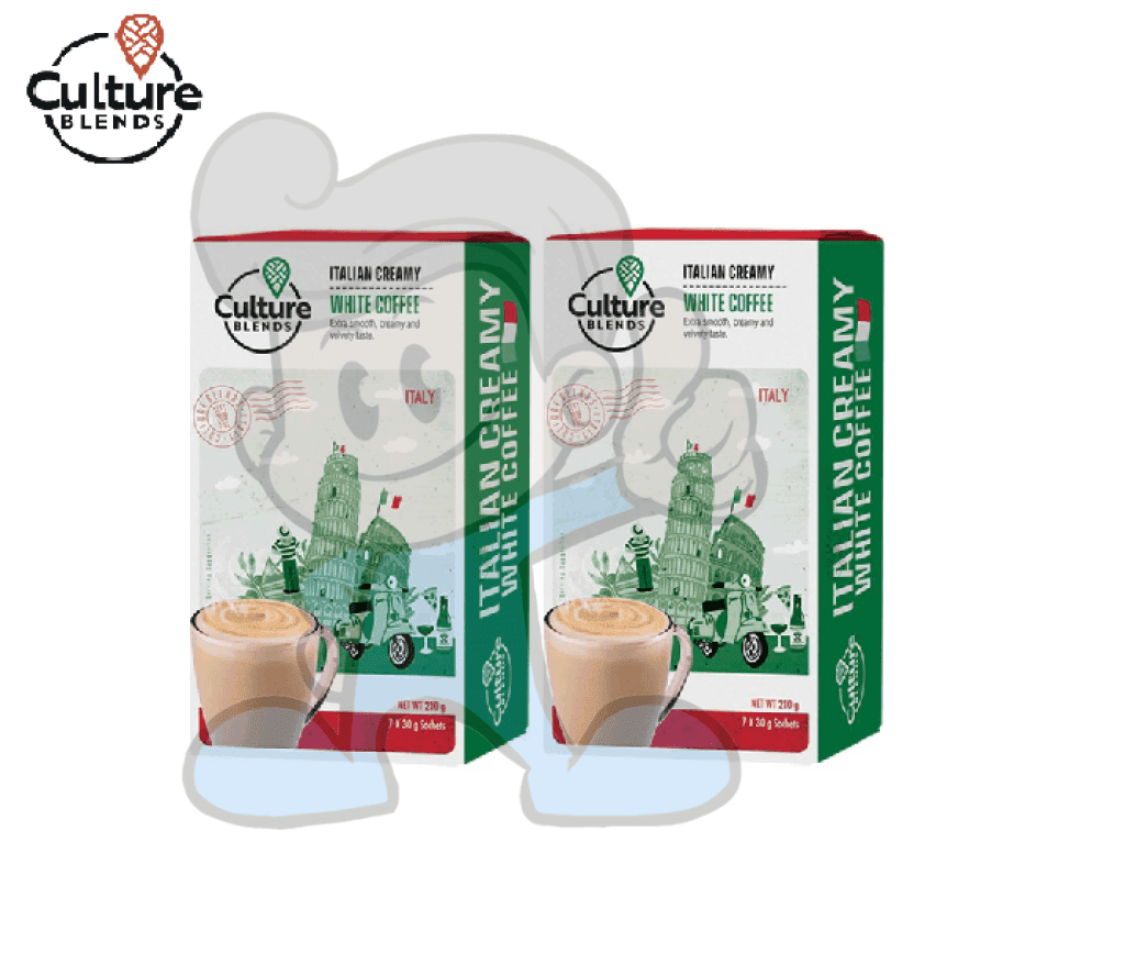 Culture Blends Italian Creamy White Coffee Italy (2 X 210 G) Groceries