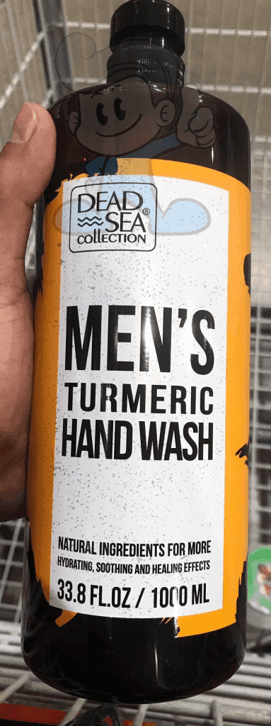 Dead Sea Collection Mens Turmeric Hand Wash (2 X 1000 Ml) Beauty