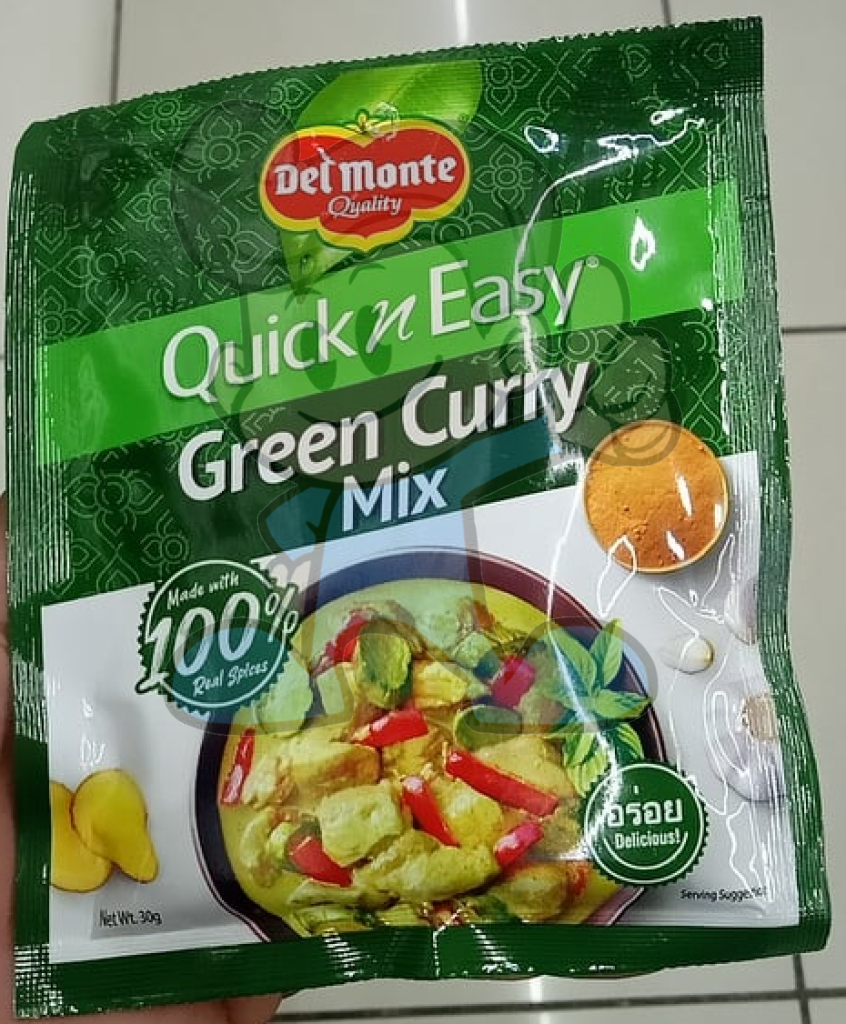 Del Monte Quick N Easy Green Curry Mix (5 X 30 G) Groceries