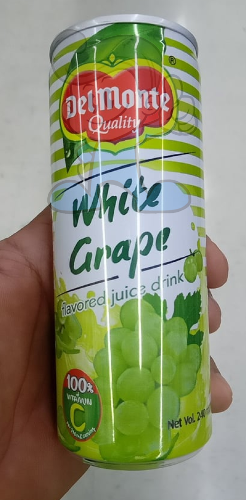 Del Monte White Grape Flavored Juice Drink (4 X 240 Ml) Groceries