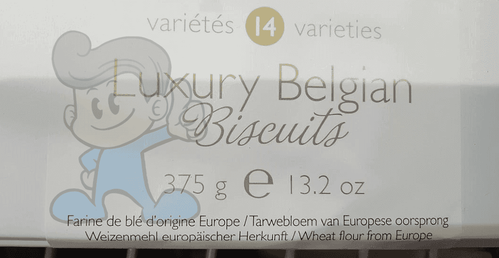 Desobry Winter Scene Luxury Belgian Biscuits 375G Groceries