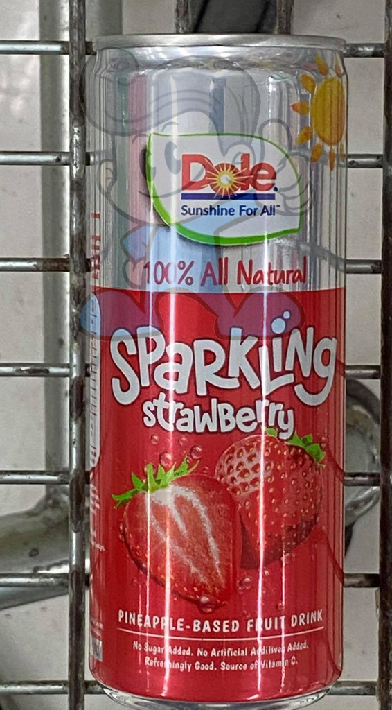 Dole 100% All Natural Sparkling Strawberry (8 X 240 Ml) Groceries