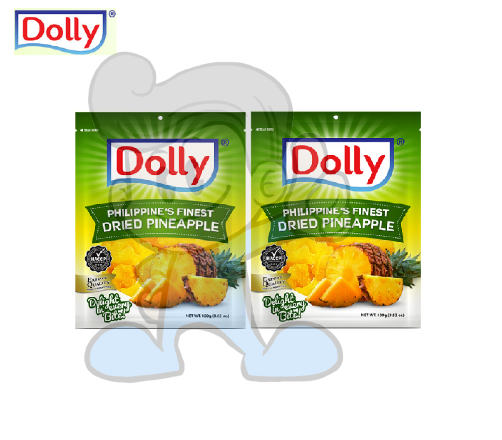 Dolly Philippines Finest Dried Pineapple (2 X 100 G) Groceries