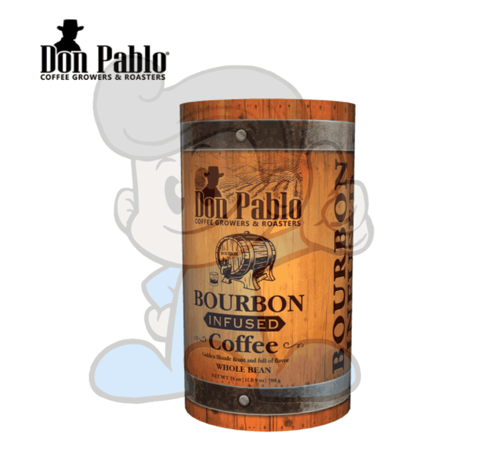 Don Pablo Bourbon Infused Whole Bean Coffee 25 Oz Groceries