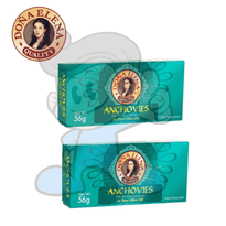 Doña Elena Anchovies In Pure Olive Oil (2 X 56G) Groceries