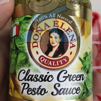 Dona Elena Classic Green Pesto Sauce (2 X 190 G) Groceries