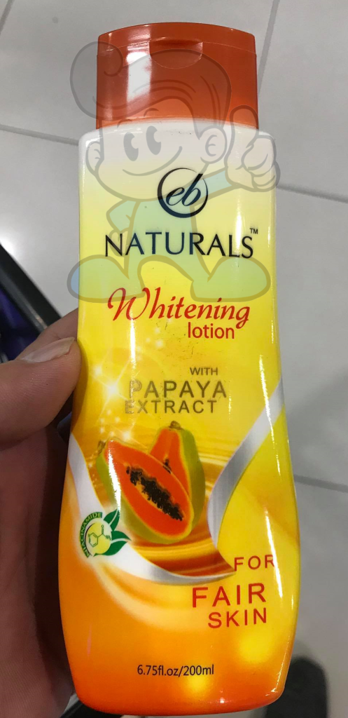 Eb Naturals Whitening Lotion With Papaya Extract (2 X 200 Ml) Beauty