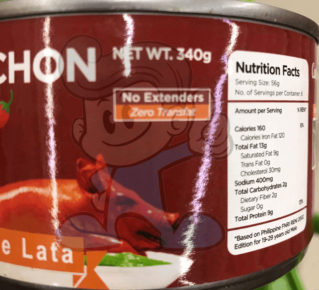 Elarz Canned Lechon Lagablab De Lata (2 X 340 G) Groceries