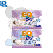 Eq Dry New Born Disposable Baby Diapers (2 X 22S) Mother &