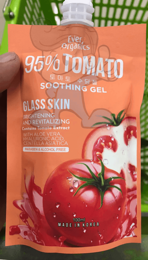 Ever Organics 95% Tomato Soothing Gel (2 X 100 Ml) Beauty