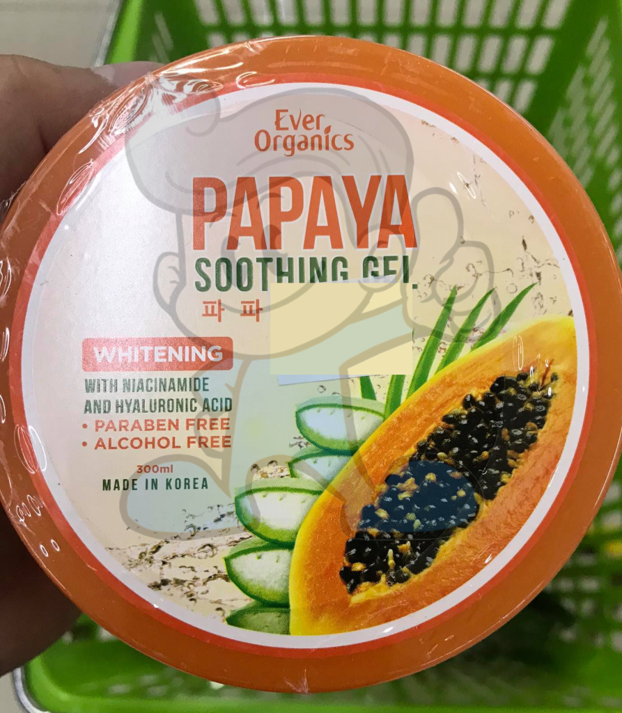 Ever Organics Papaya Whitening Soothing Gel 300Ml Beauty